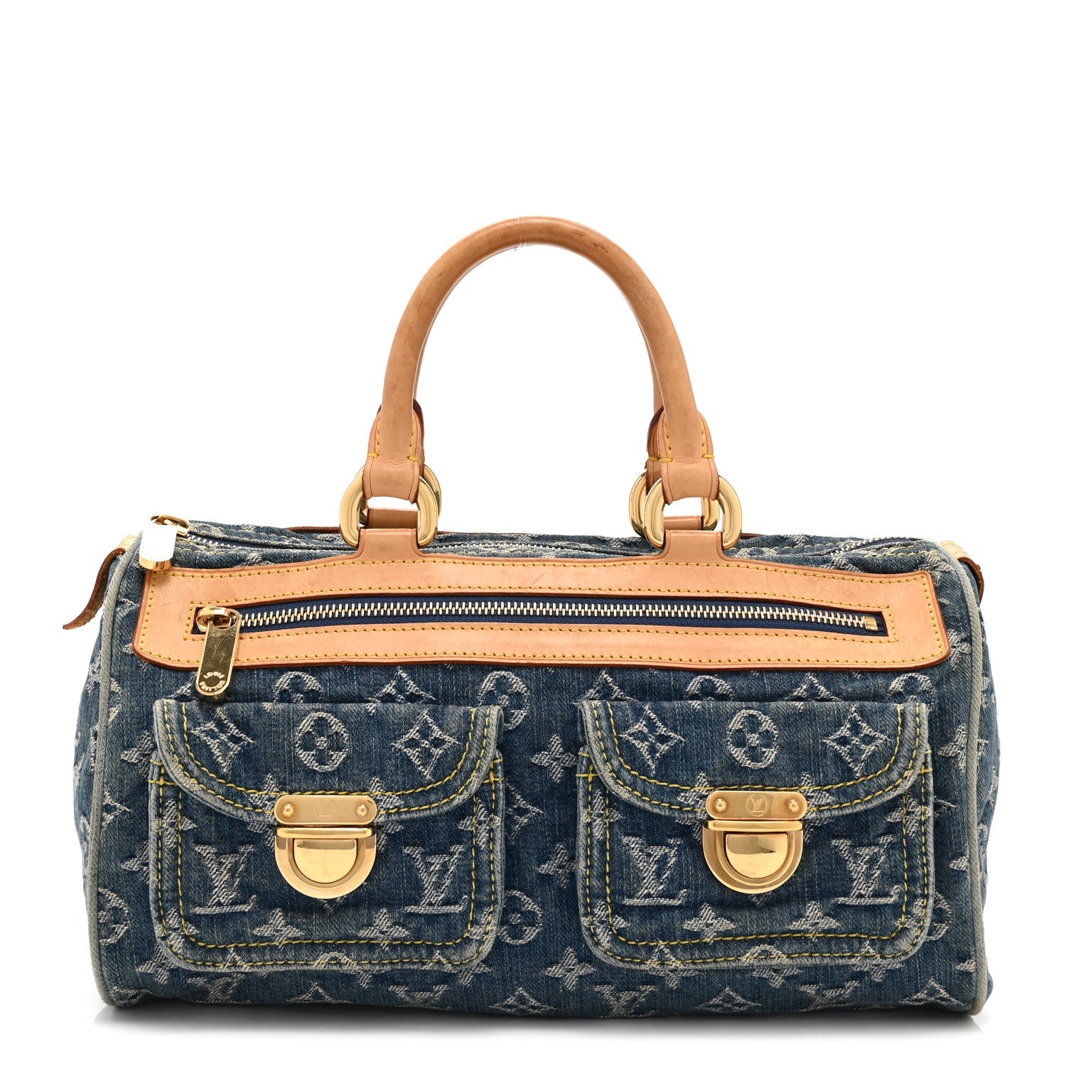 Louis Vuitton Monogram Denim Neo Speedy Blue