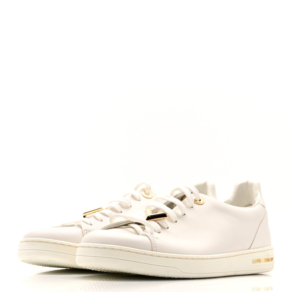 Louis Vuitton Calfskin Frontrow Sneakers 40 White