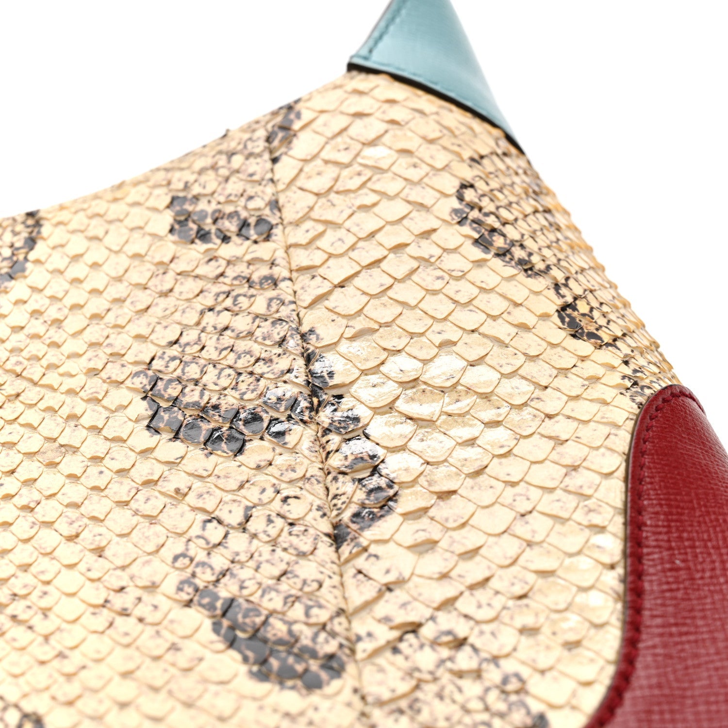 Gucci Snakeskin Calfskin Jackie 1961 Hobo Multicolor