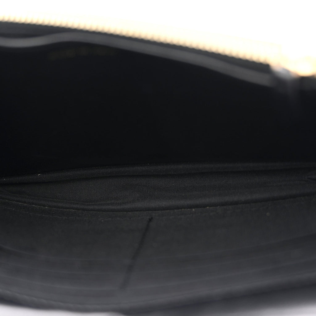 Chanel Lambskin Quilted Golden Class Wallet on Chain WOC Black