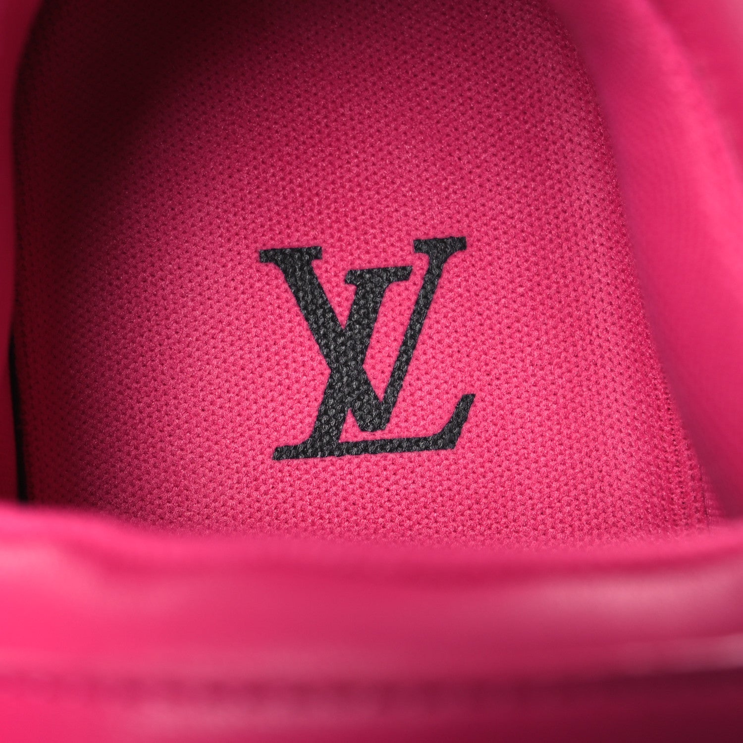 Louis Vuitton Calfskin Womens LV Trainer Sneakers 37 Hot Pink