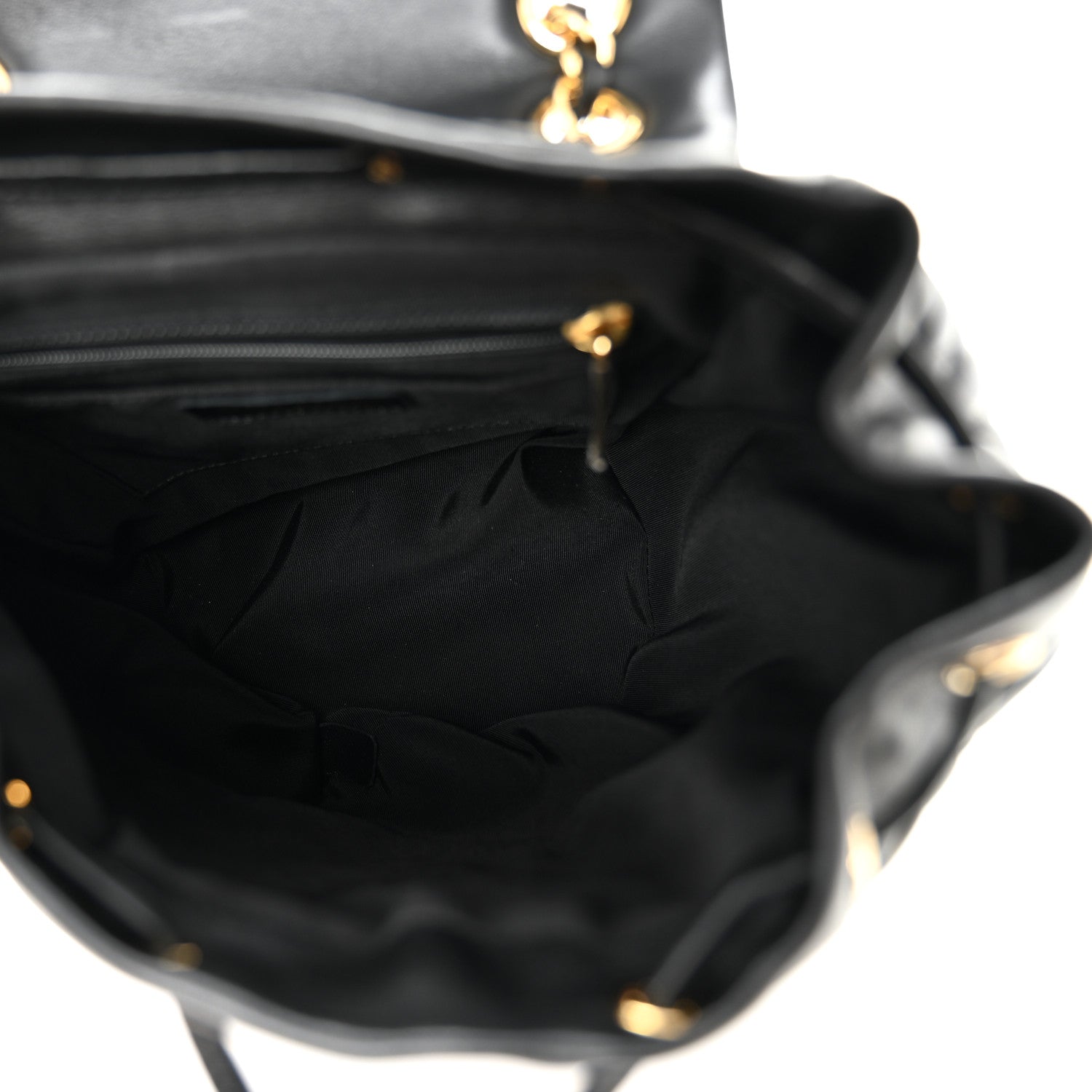 Chanel Lambskin Quilted Small Urban Spirit Backpack Black