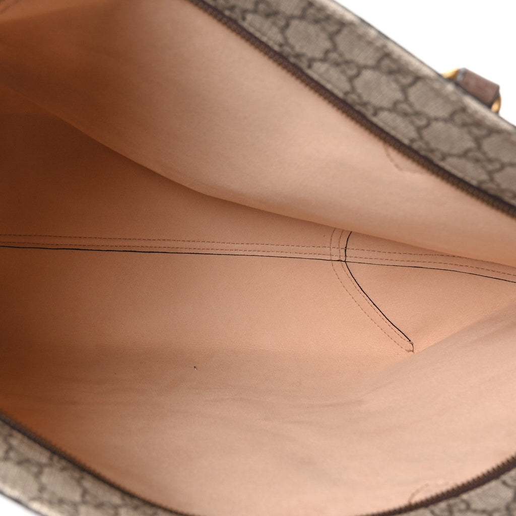 Gucci GG Supreme Monogram Medium Ophidia Shopping Tote Ebony