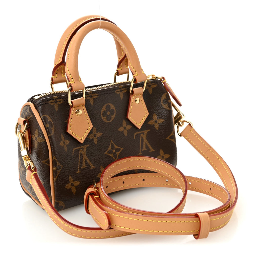 Louis Vuitton Monogram Nano Speedy Bandouliere