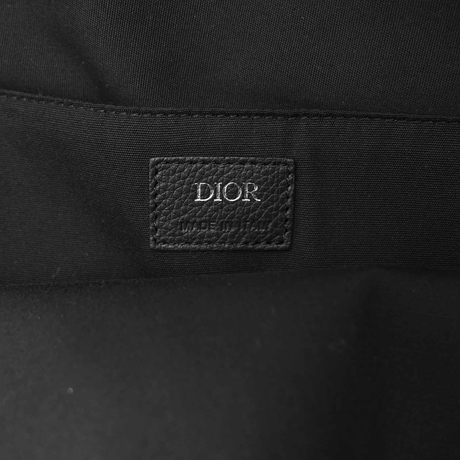 Christian Dior Oblique Calfskin Rider Backpack Beige Black