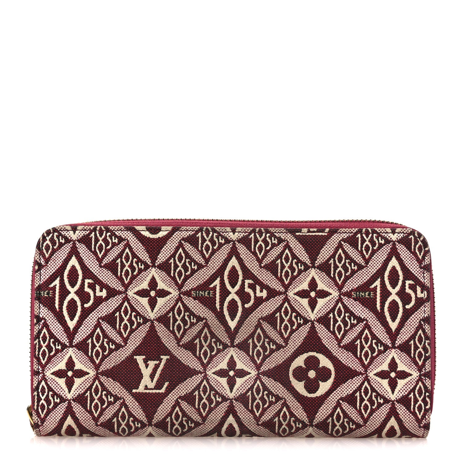 Louis Vuitton Jacquard Since 1854 Zippy Wallet Bordeaux