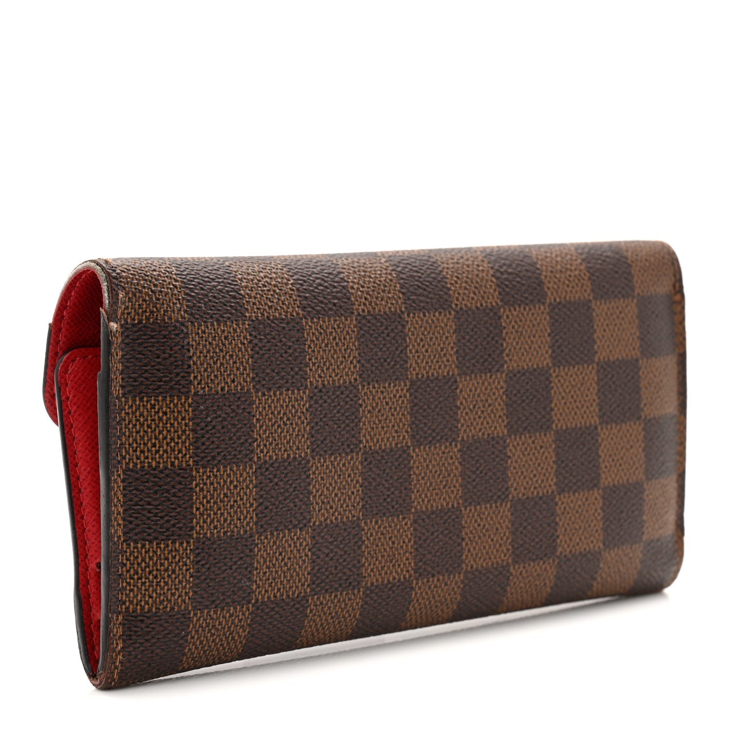Louis Vuitton Damier Ebene Josephine Wallet Red
