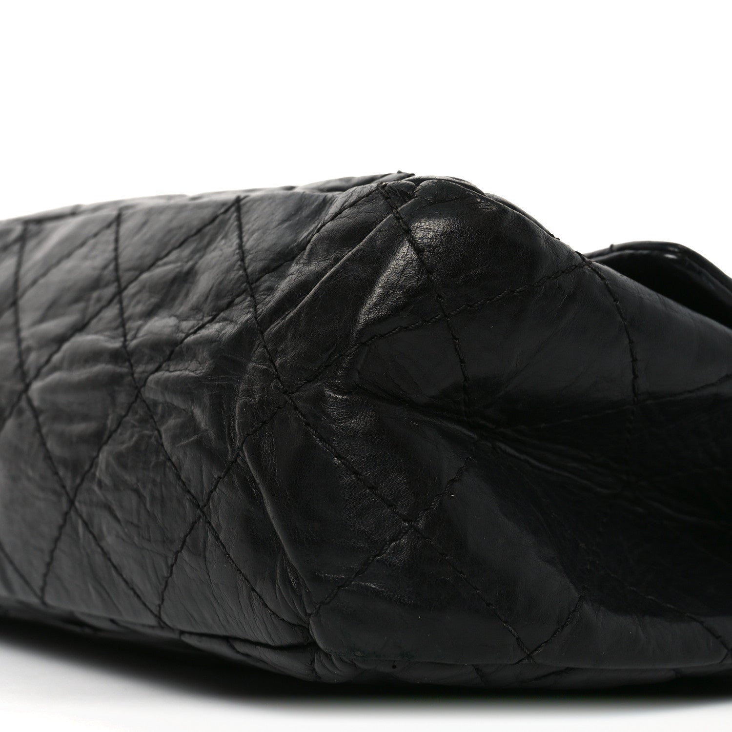 Chanel Aged Calfskin Quilted 2.55 Reissue 226 Flap Black