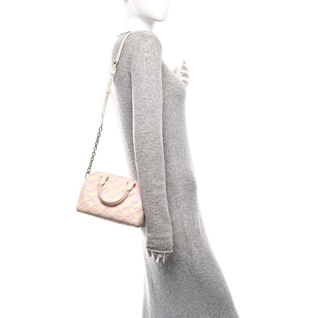Louis Vuitton Empreinte Monogram Summer Stardust Speedy 20 Pink