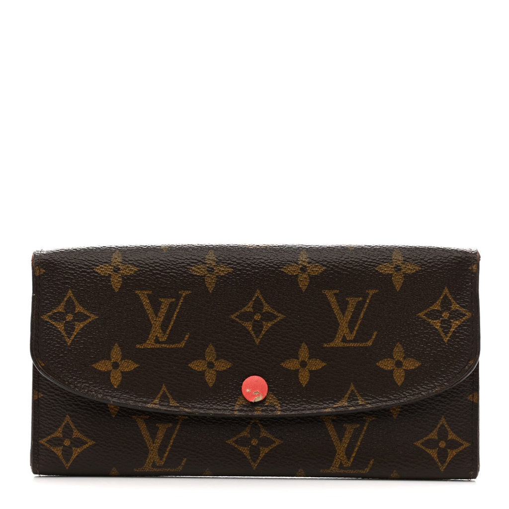 Louis Vuitton Monogram Emilie Wallet Poppy