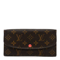 Louis Vuitton Monogram Emilie Wallet Poppy