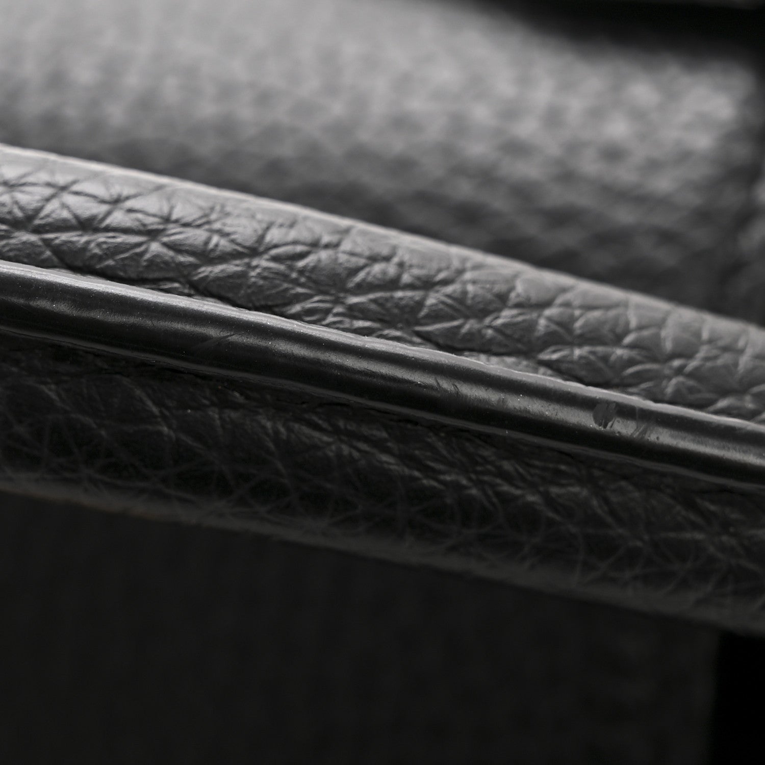 Louis Vuitton Taurillon Mini Capucines Black