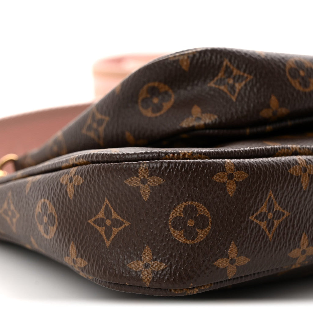 Louis Vuitton Monogram Multi Pochette Accessories Rose Clair