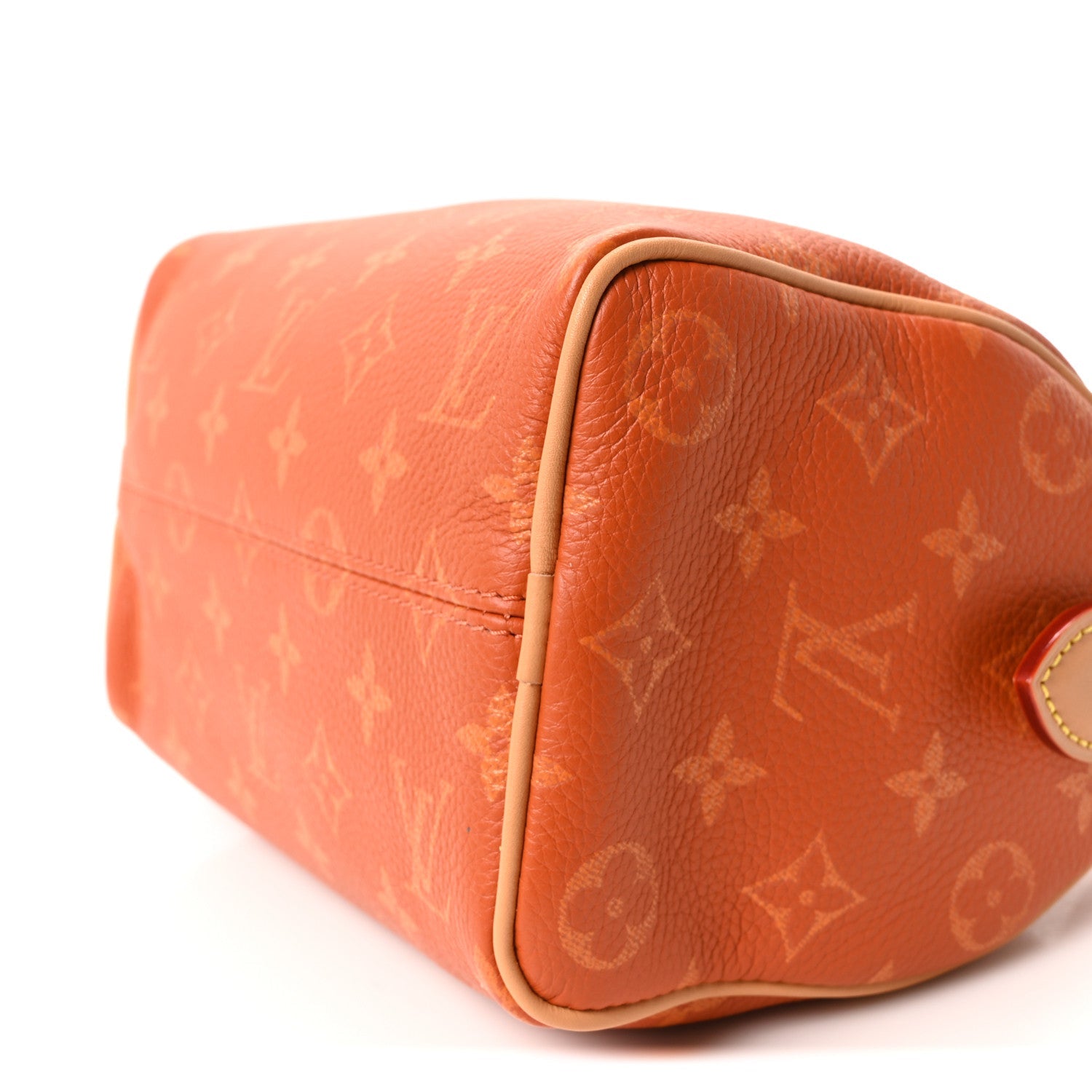 Louis Vuitton Calfskin Monogram Speedy P9 Bandouliere 20 Ochre