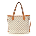 Louis Vuitton Damier Azur Neo Neverfull MM Rose Ballerine