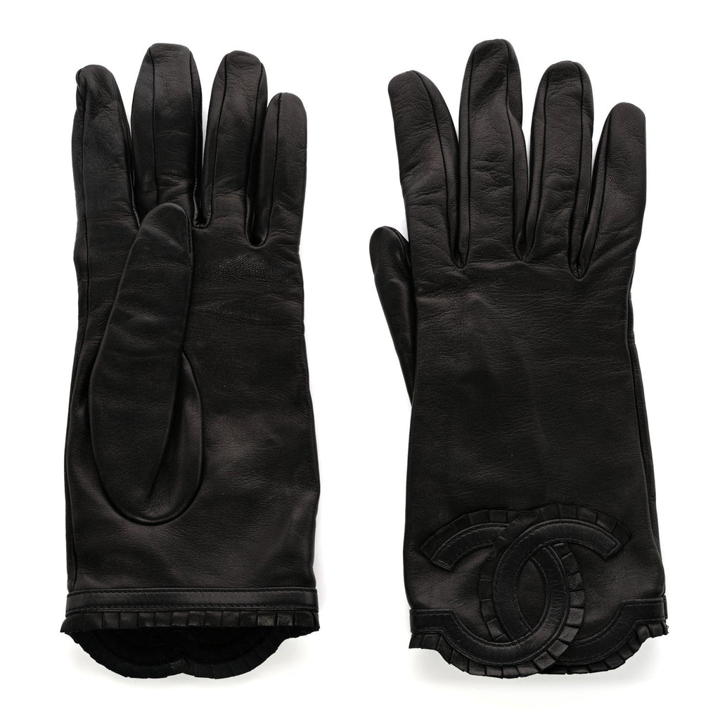 Lambskin CC Gloves 8 Black