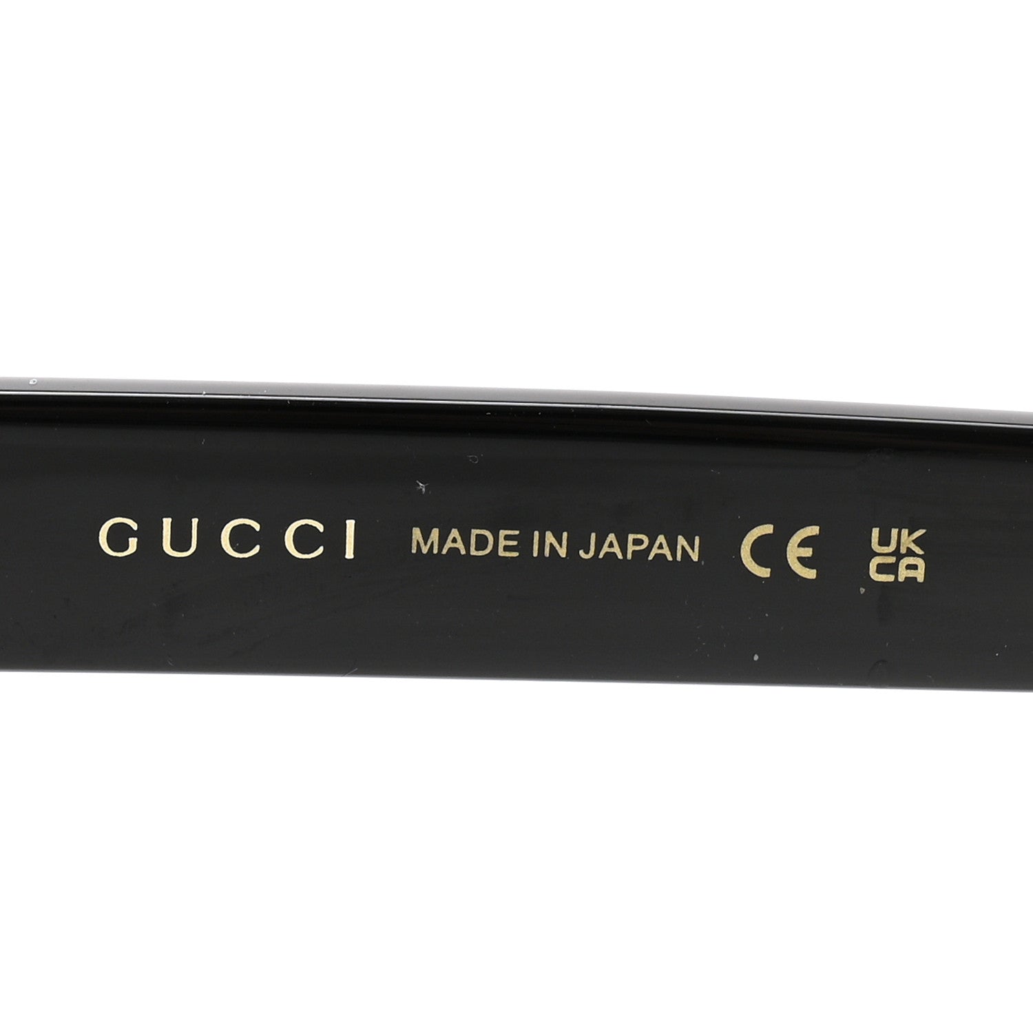 Gucci Acetate Square Frame Sunglasses GG0034SAN Black