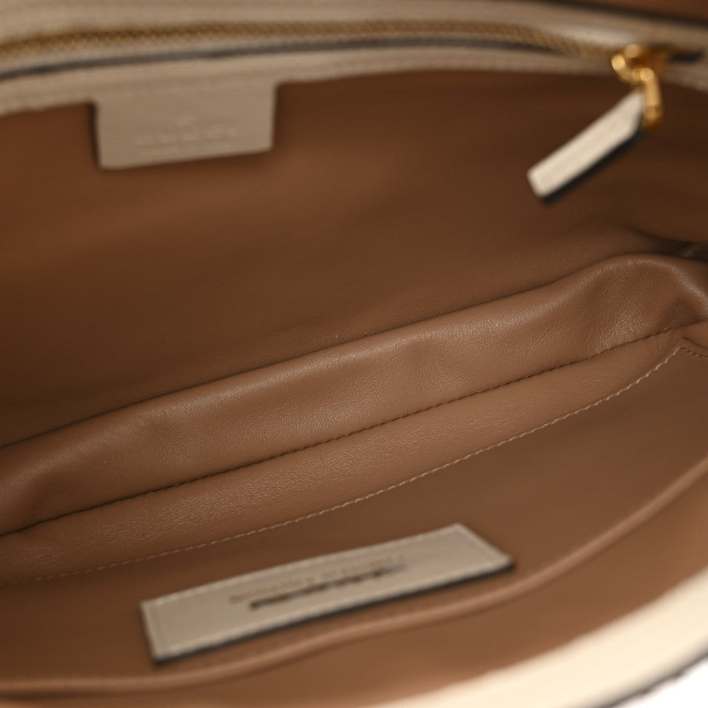 Gucci Snakeskin Calfskin Small Jackie 1961 Hobo Brown Multicolor