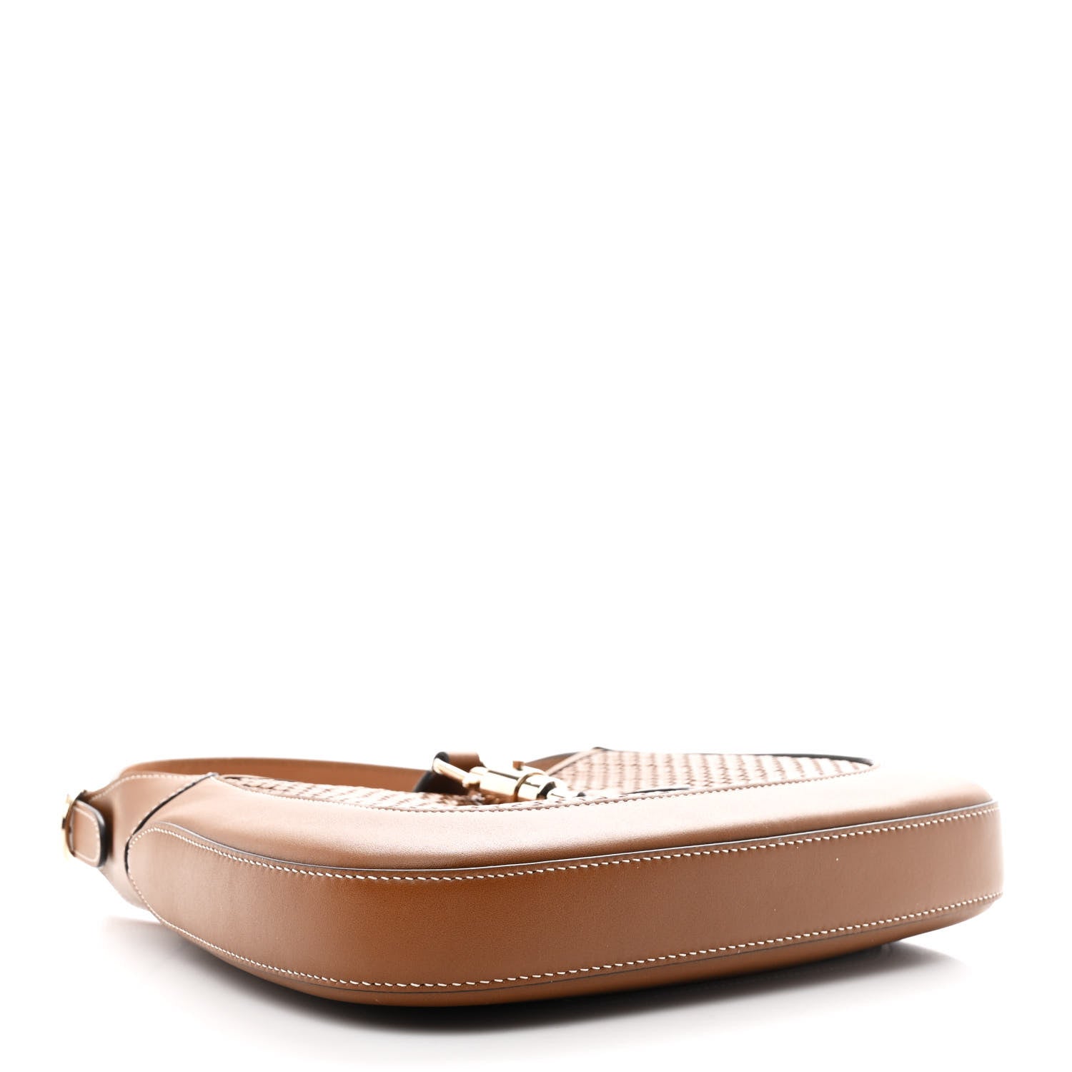 Gucci Woven Calfskin Medium Jackie 1961 Hobo Brown