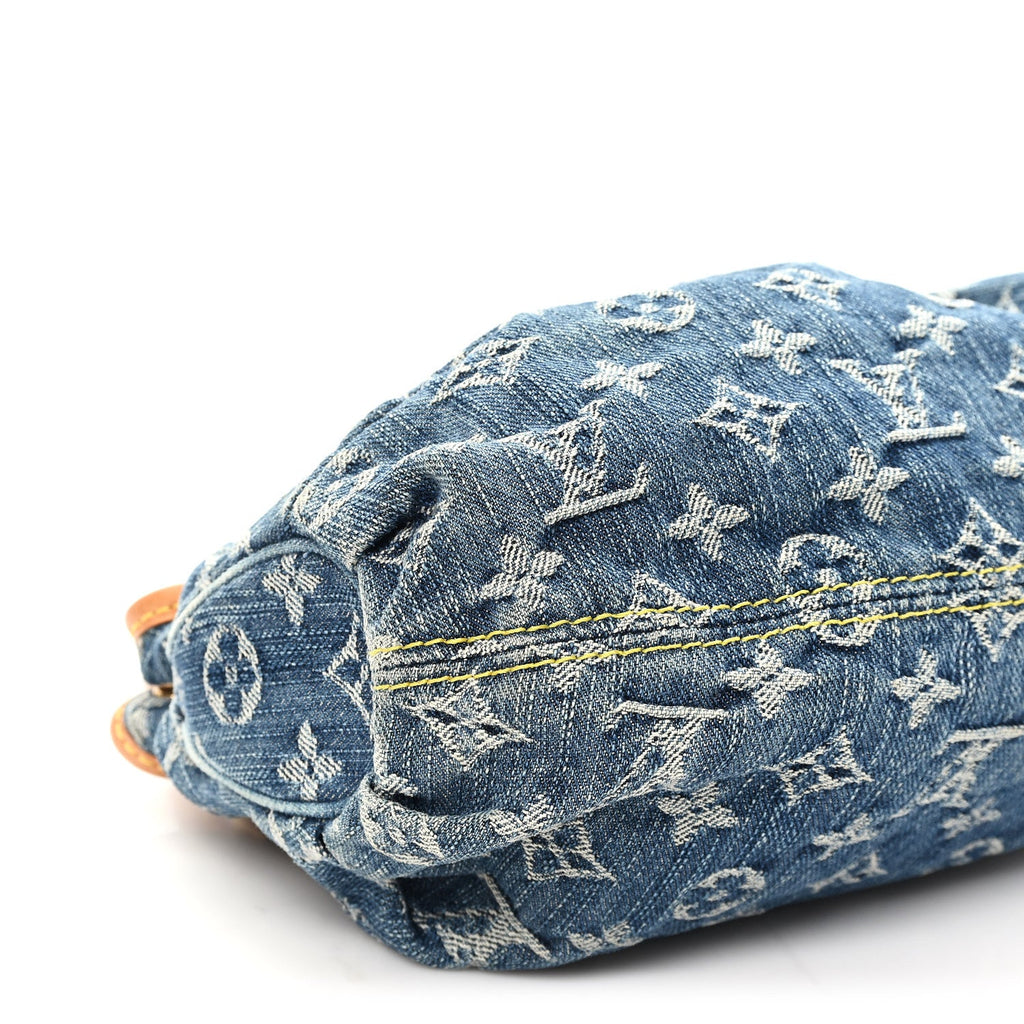 Louis Vuitton Monogram Denim Pleaty Blue