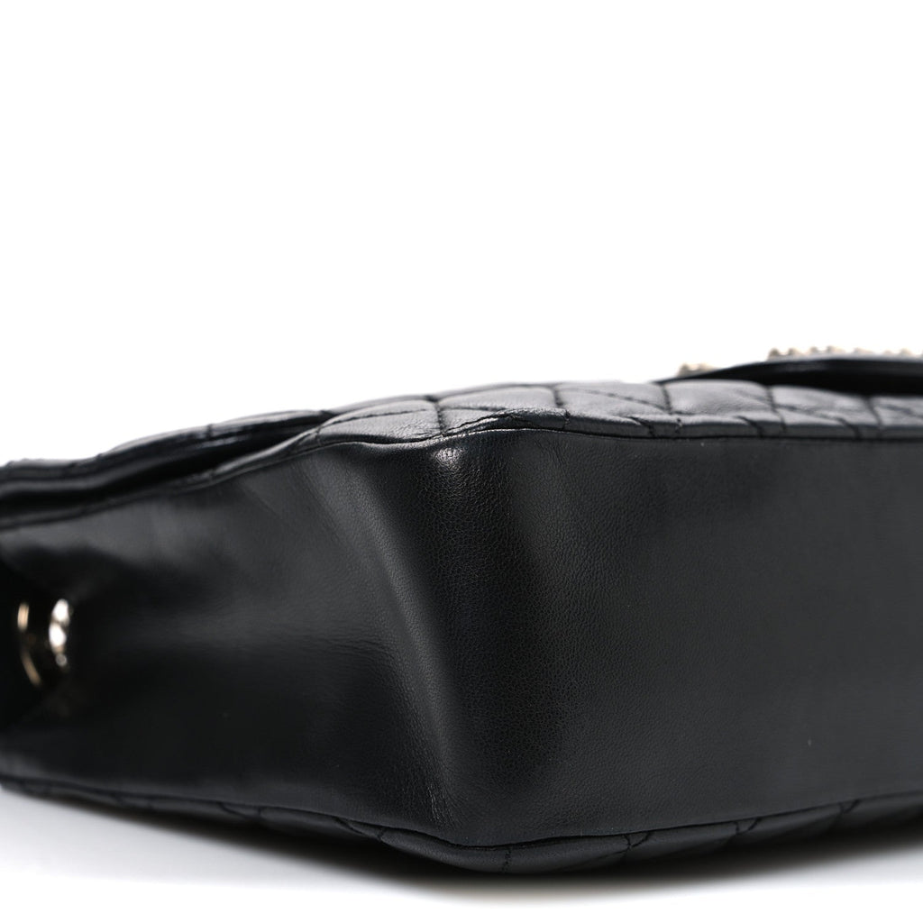 Chanel Lambskin Medium Westminster Pearl Flap Black