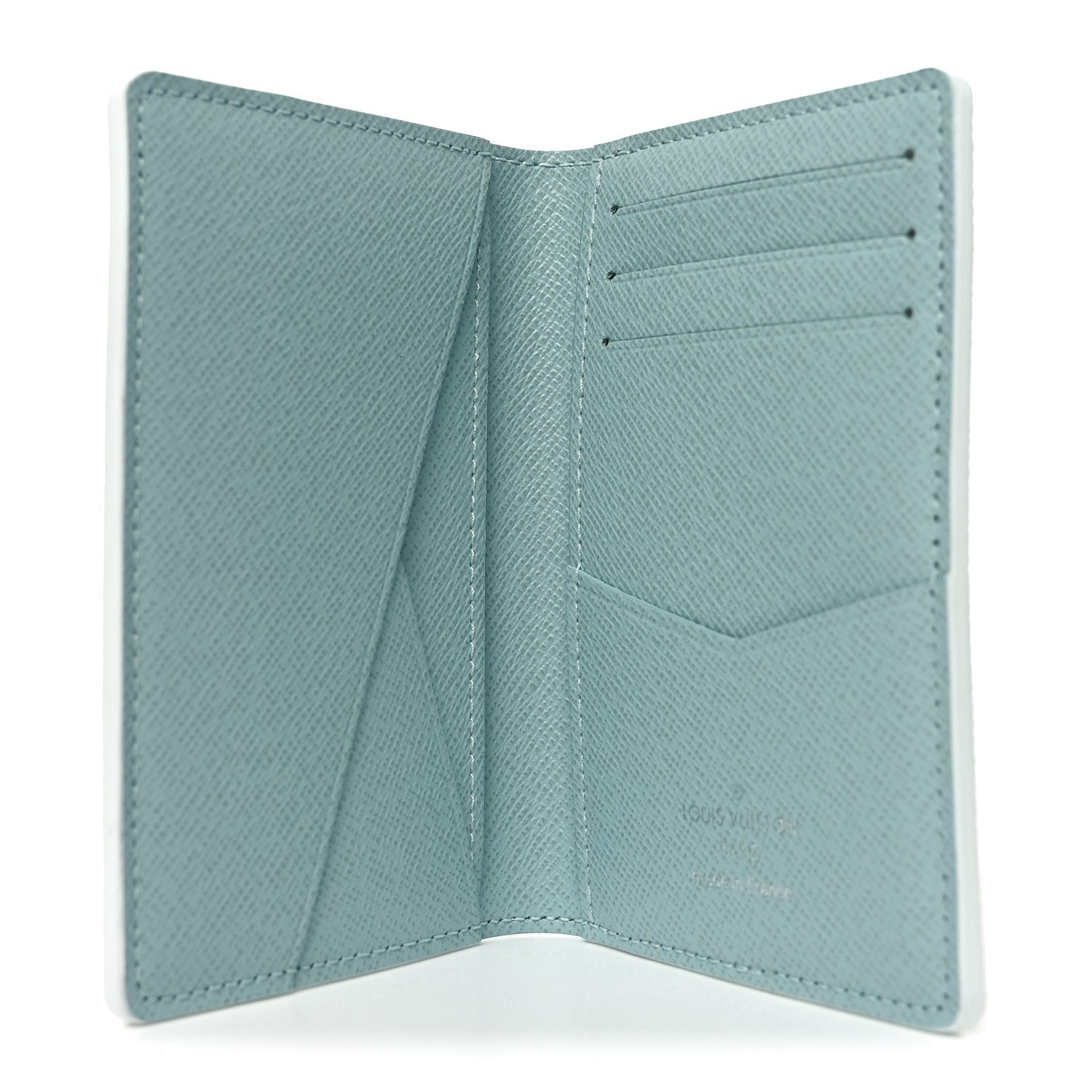 Louis Vuitton Monogram Aquagarden Pocket Organizer NM Crystal Blue