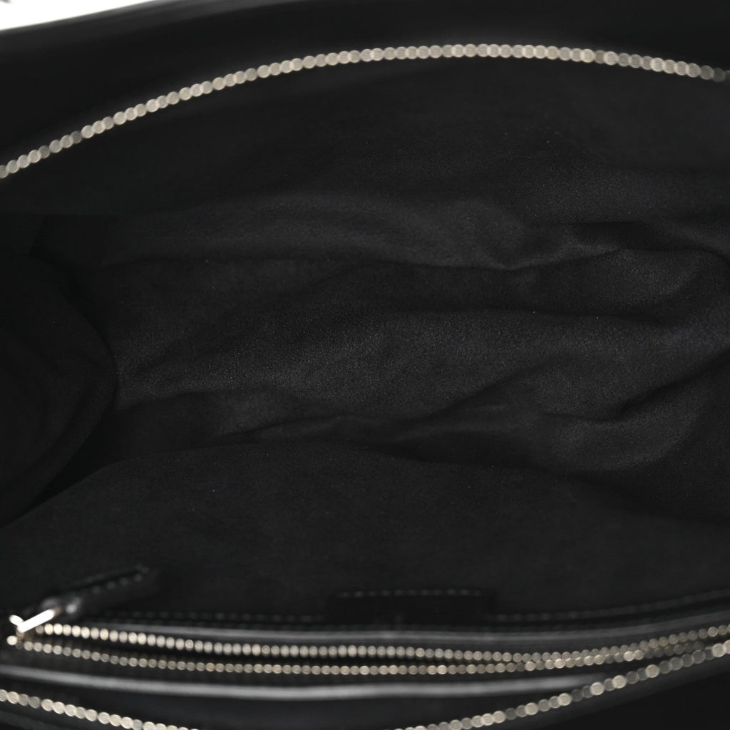 Gucci Calfskin Petite GG Small Tote Bag Black