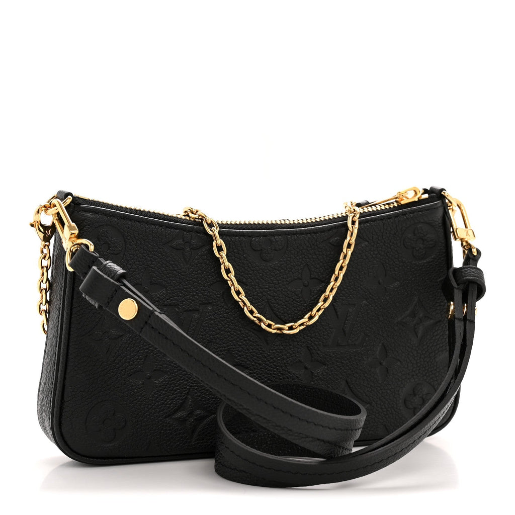 Louis Vuitton Empreinte Easy Pouch On Strap Black