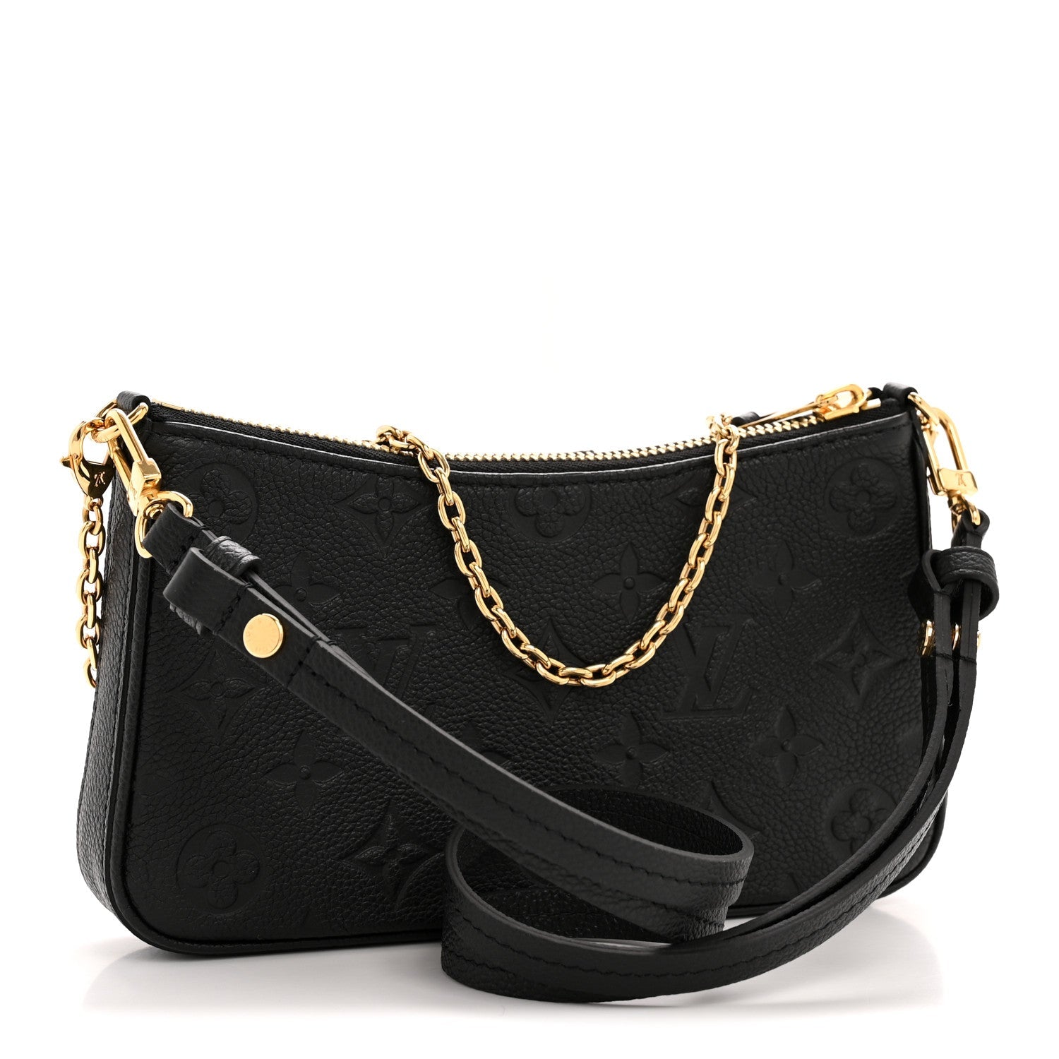 Louis Vuitton Empreinte Easy Pouch On Strap Black