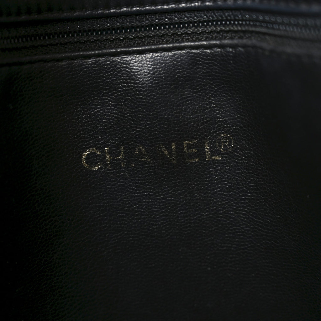 Chanel Lambskin CC Shoulder Bag Black