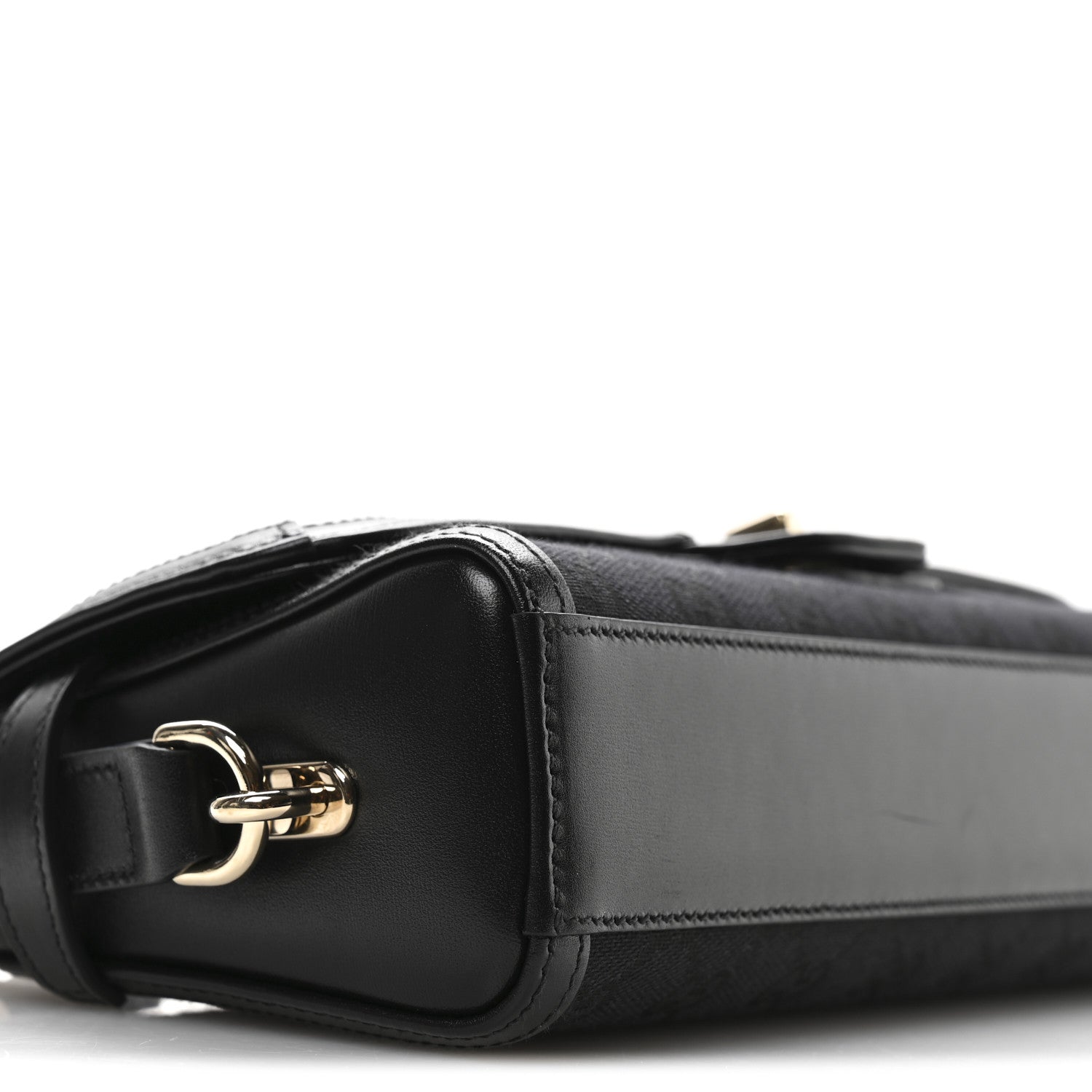 Gucci GG Monogram Small Luce Shoulder Bag Black