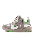 Louis Vuitton Calfskin Mens LV Skate Sneaker 9 Grey Green