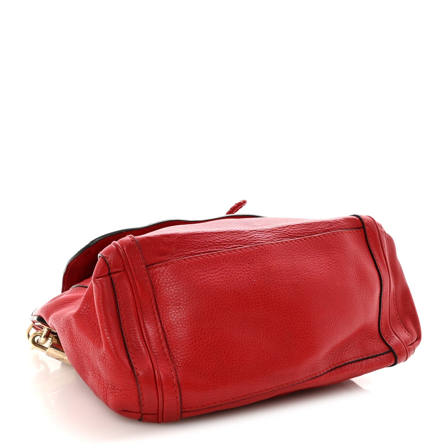 Gucci Cellarius Calfskin Medium Bella Flap Bag Vulcanic Red