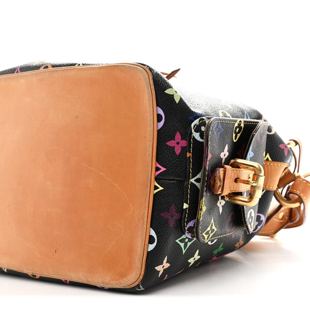 Louis Vuitton Monogram Multicolor Petit Noe Black