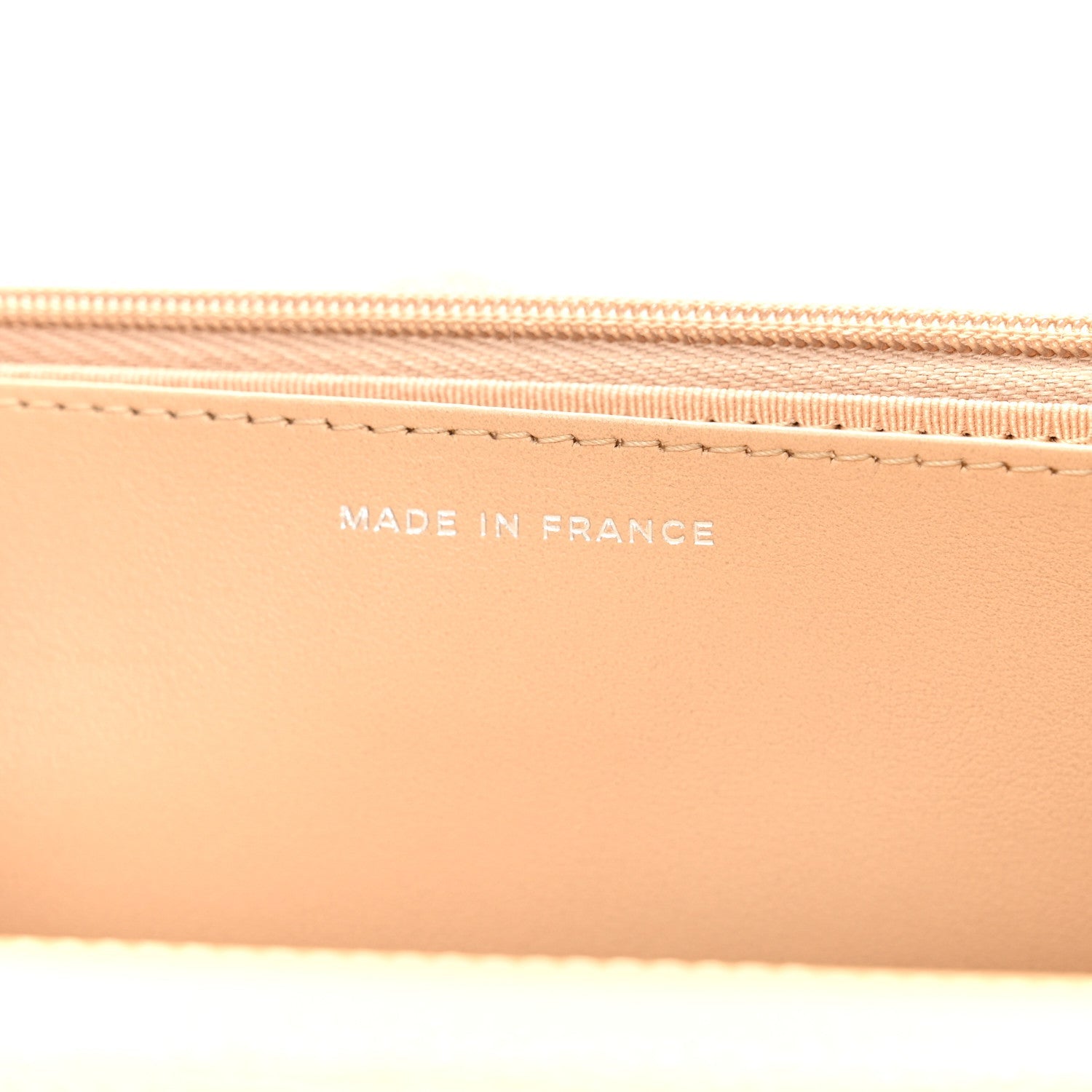 Chanel Caviar Quilted Wallet on Chain WOC Beige
