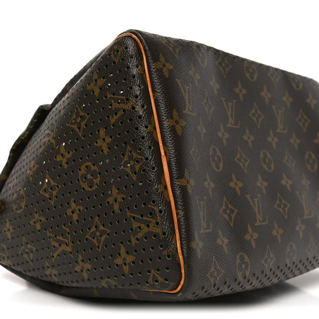 Louis Vuitton Monogram Perforated Speedy 30 Green