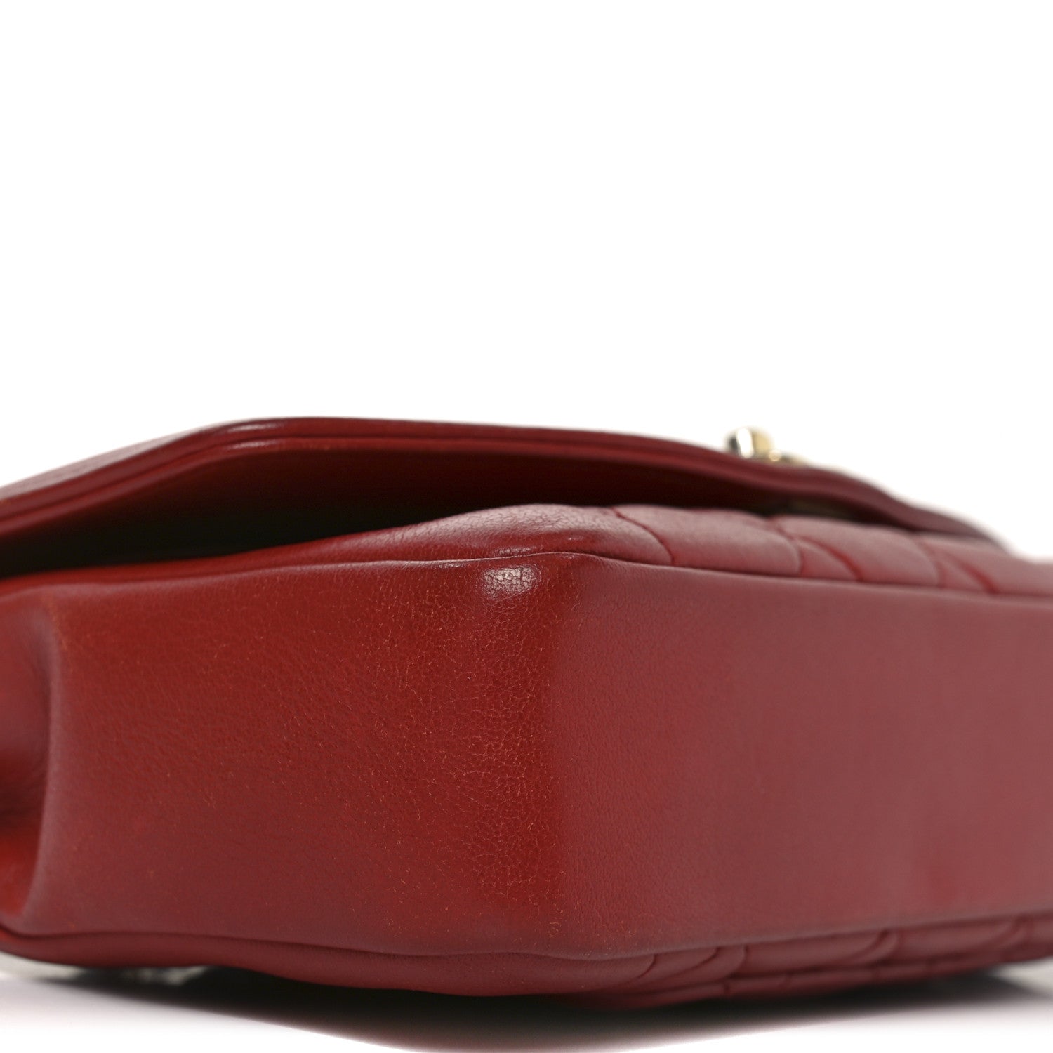 Chanel Lambskin Quilted Small Single Flap Red
