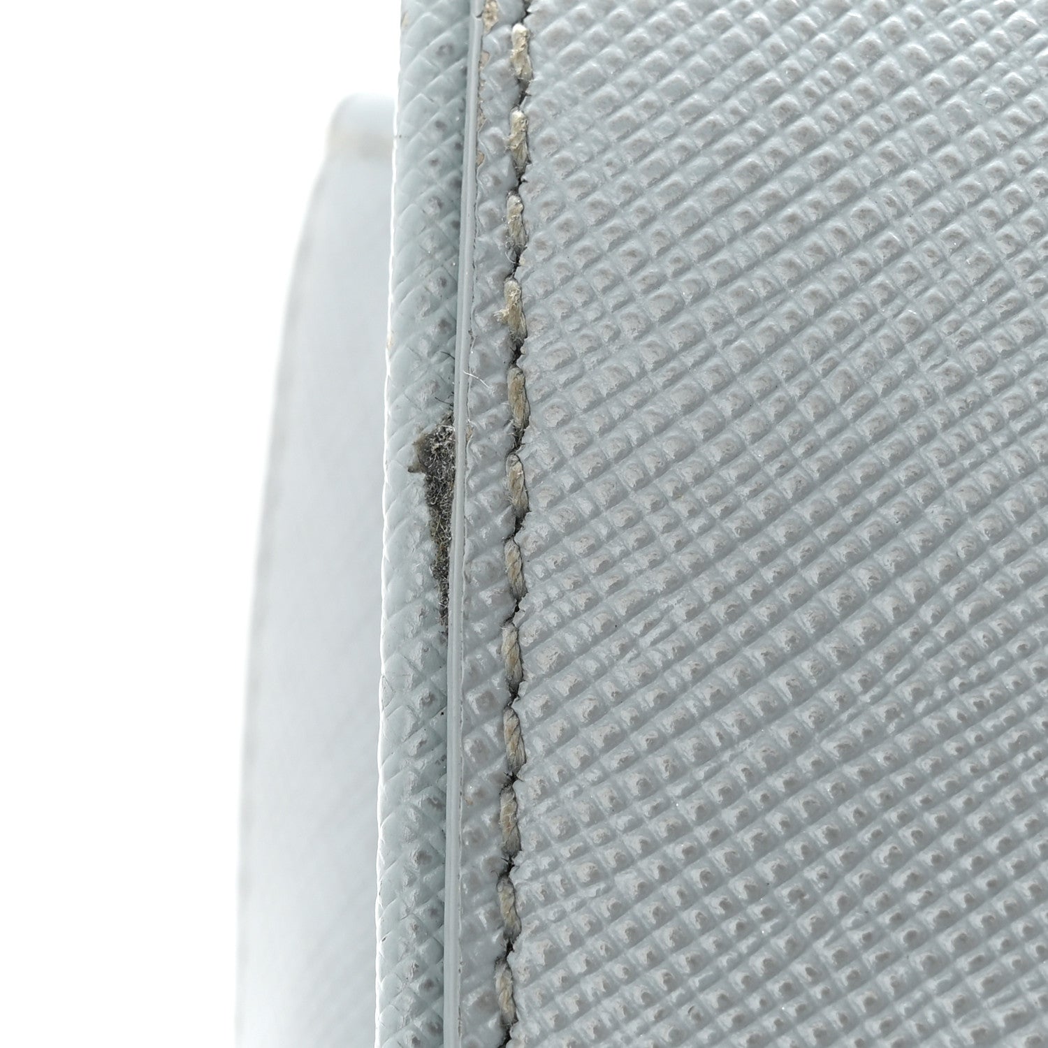 Prada Saffiano Lux Sound Top Handle Light Blue