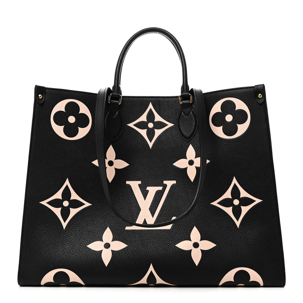 Louis Vuitton Empreinte Monogram Giant Onthego GM Black Beige