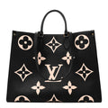 Louis Vuitton Empreinte Monogram Giant Onthego GM Black Beige