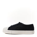 Prada Drill Nylon Triangle Logo Sneakers 41 Navy
