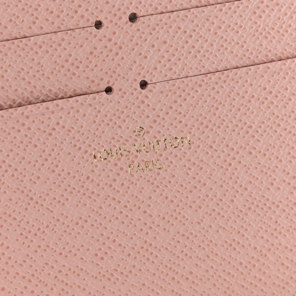 Louis Vuitton Calfskin Felicie Card Holder Insert Rose Ballerine
