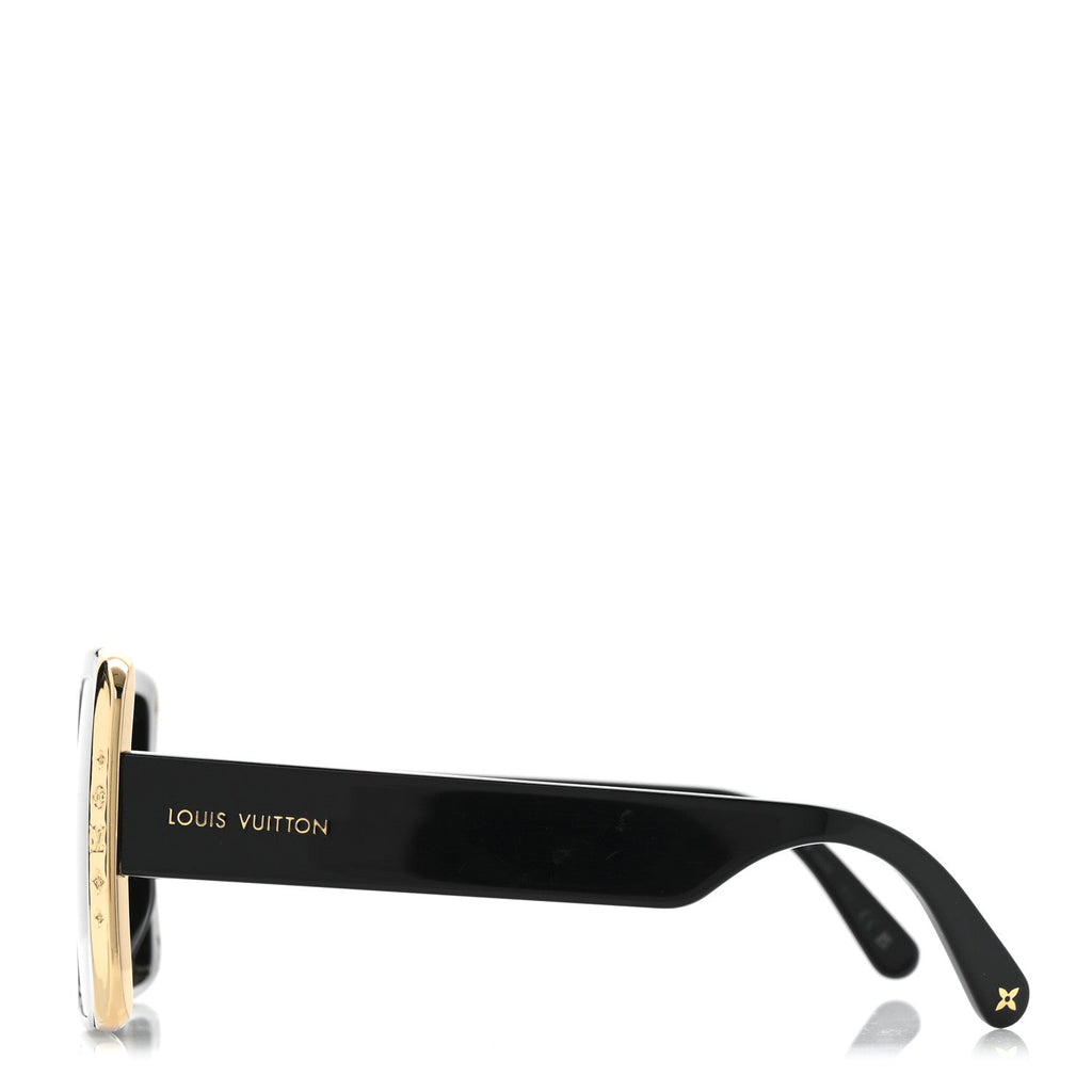 Louis Vuitton Acetate LV Moon Square Sunglasses Z1664W Black