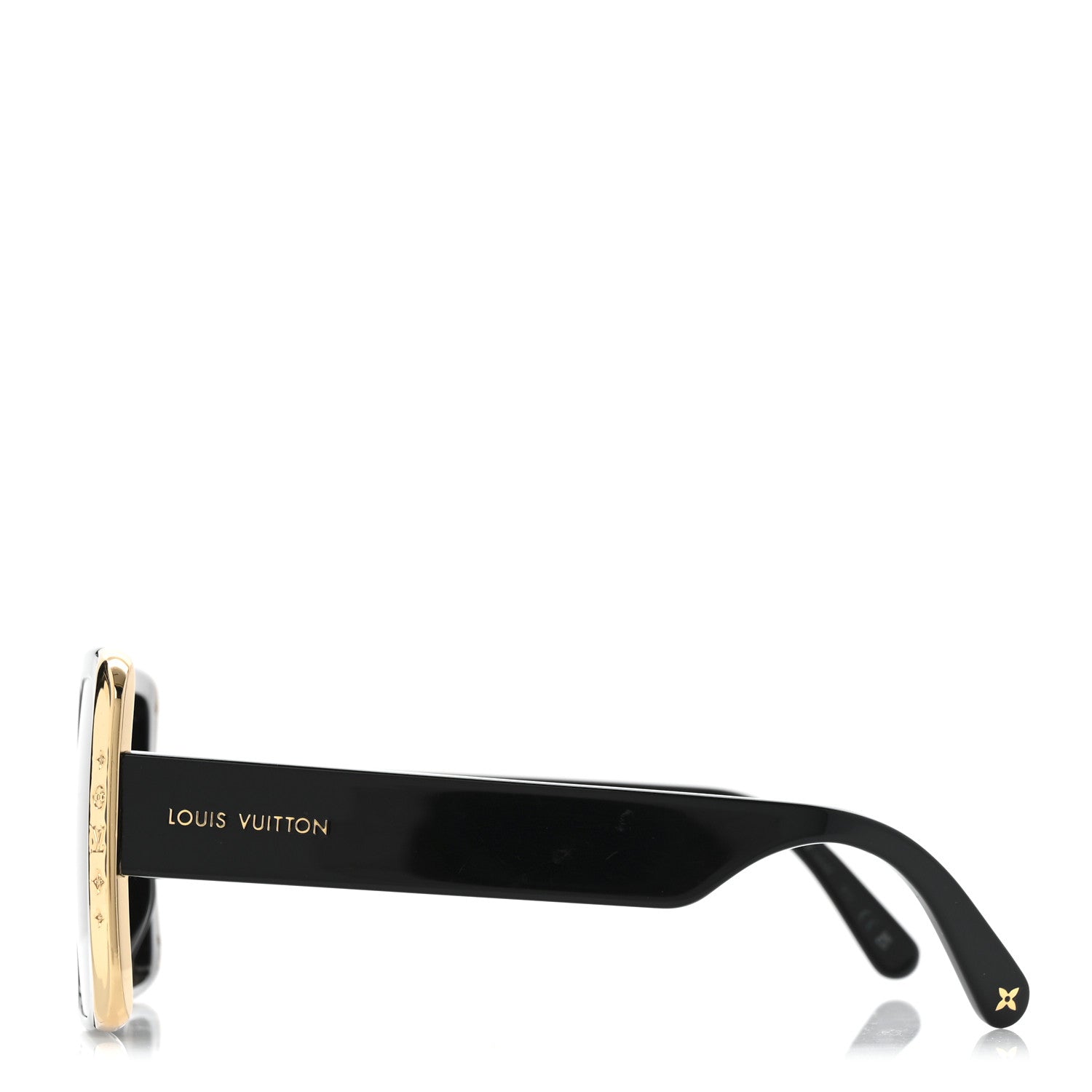 Louis Vuitton Acetate LV Moon Square Sunglasses Z1664W Black