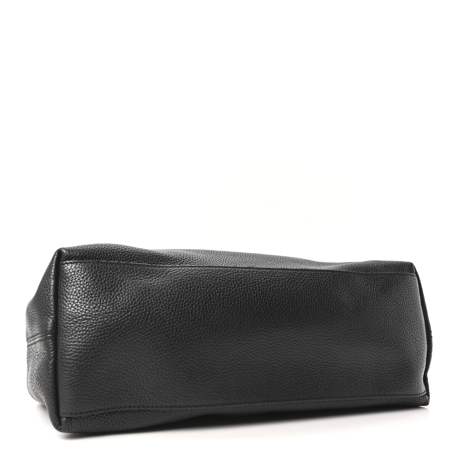 Gucci Pebbled Calfskin Medium Soho Chain Shoulder Bag Black
