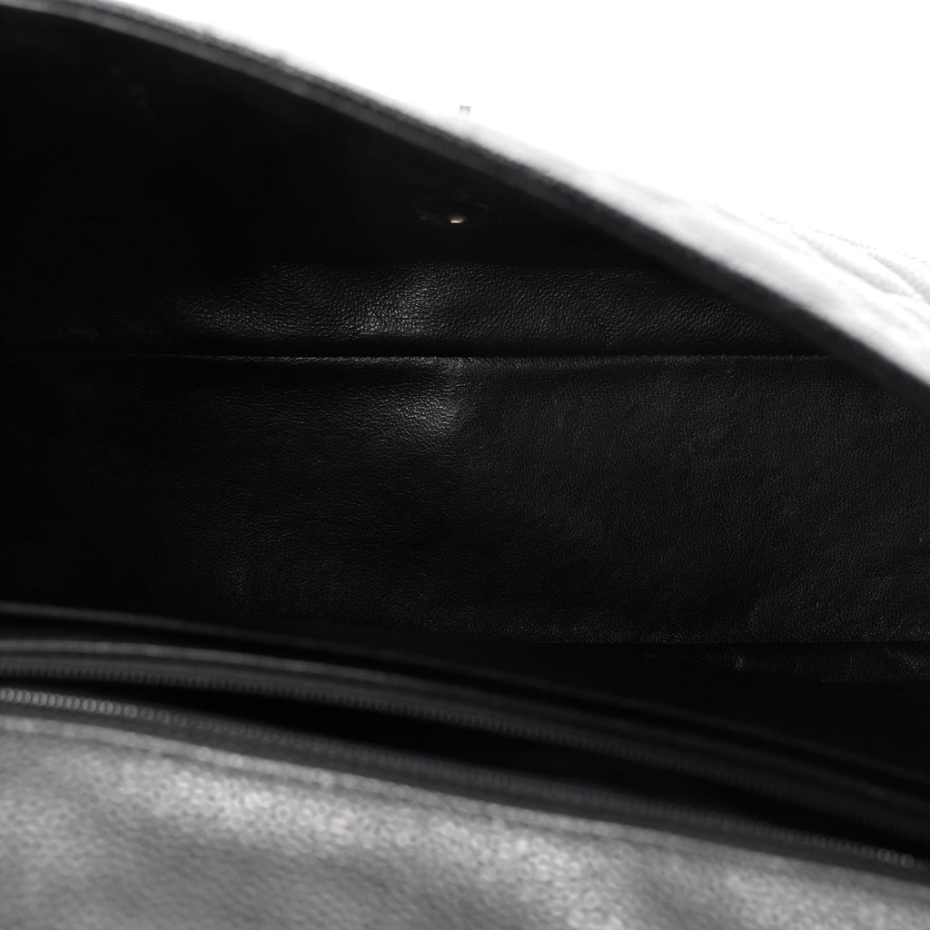Chanel Caviar Quilted Jumbo Single Flap Black