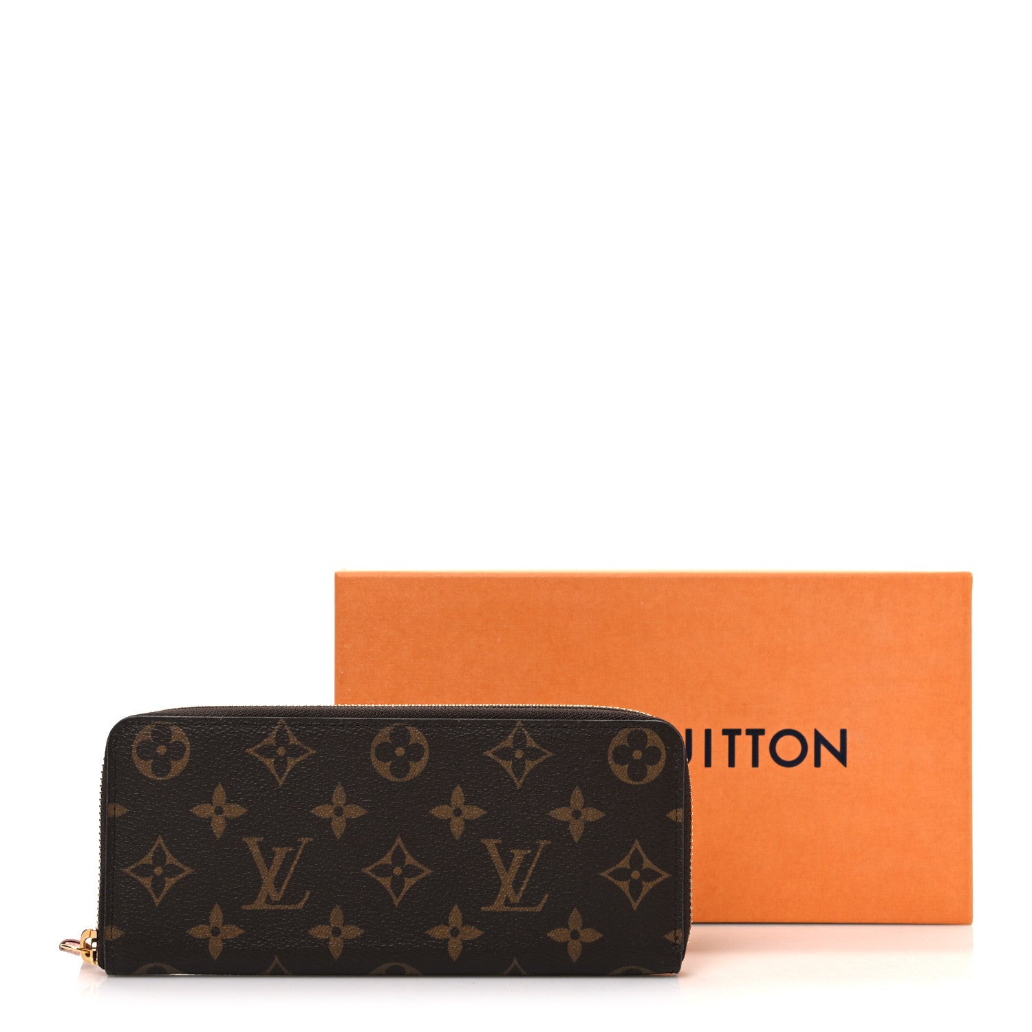 Louis Vuitton Monogram Clemence Wallet Rose Ballerine