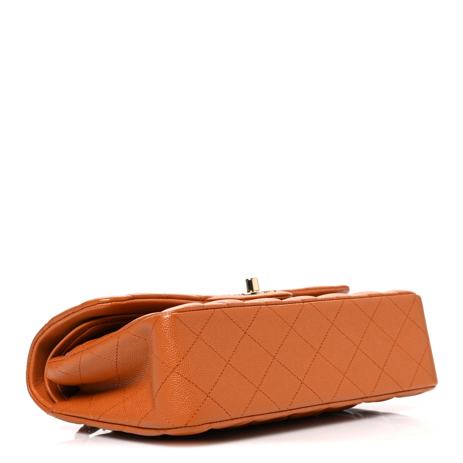 Chanel Caviar Quilted Small Double Flap Light Brown