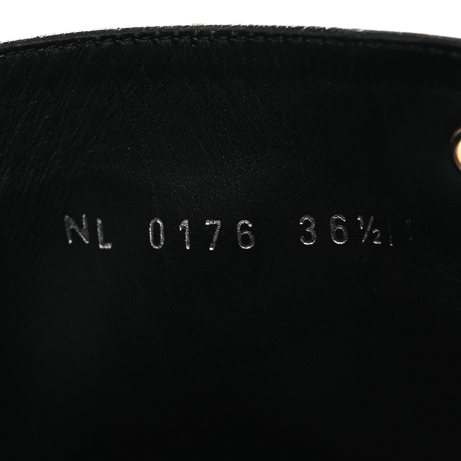 Louis Vuitton Calfskin Flat Ranger Boots 36.5 Black