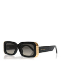 Louis Vuitton Acetate LV Moon Rectangle Sunglasses Z1653E Black